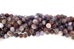 Botswana Agate Round Beads 4 mm