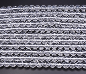 Crystal Faceted Round Beads 6 mm