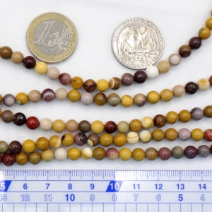 Mookaite Round Beads 6 mm