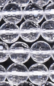 Crystal Faceted Round Beads 14 mm