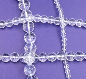 Crystal Faceted Round Beads 8 mm