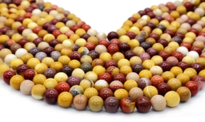 Mookaite Round Beads 12 mm