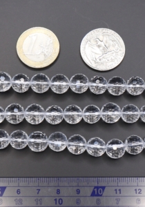 Crystal Faceted Round Beads 8 mm