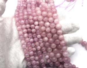 Kunzite Round Beads 8 mm