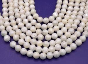 MOP (Mother of Pearl Shell) Round Beads 4 mm