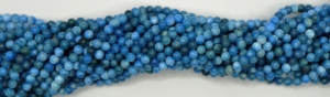 Light Blue Apatite Round Beads 4 mm