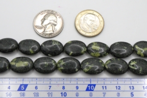 Chinese Writing Oval Shape Beads 12x16