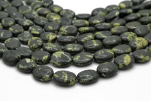 Chinese Writing Oval Shape Beads 12x16